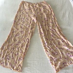 Acacia Silk Pajama Pants in Pink Island Orchid (rare!)